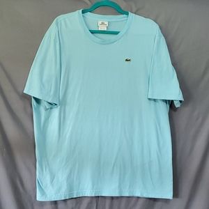 Lacoste  Men's   light blue cotton tshirt